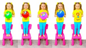 Детская песенка про пять маленьких обезьянок 🙈 Five little monkeys 🙈