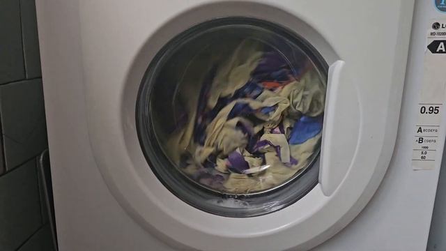 LG WD-10200ND СИНТЕТИКА 40°С 1000 ОБ/МИН С ИНТЕНСИВНОЙ И БЕЗ СКЛ