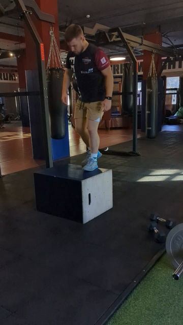 зашагиванич на тумбу без веса #тумба #спорт #sports #crossfit смотреть онлайн