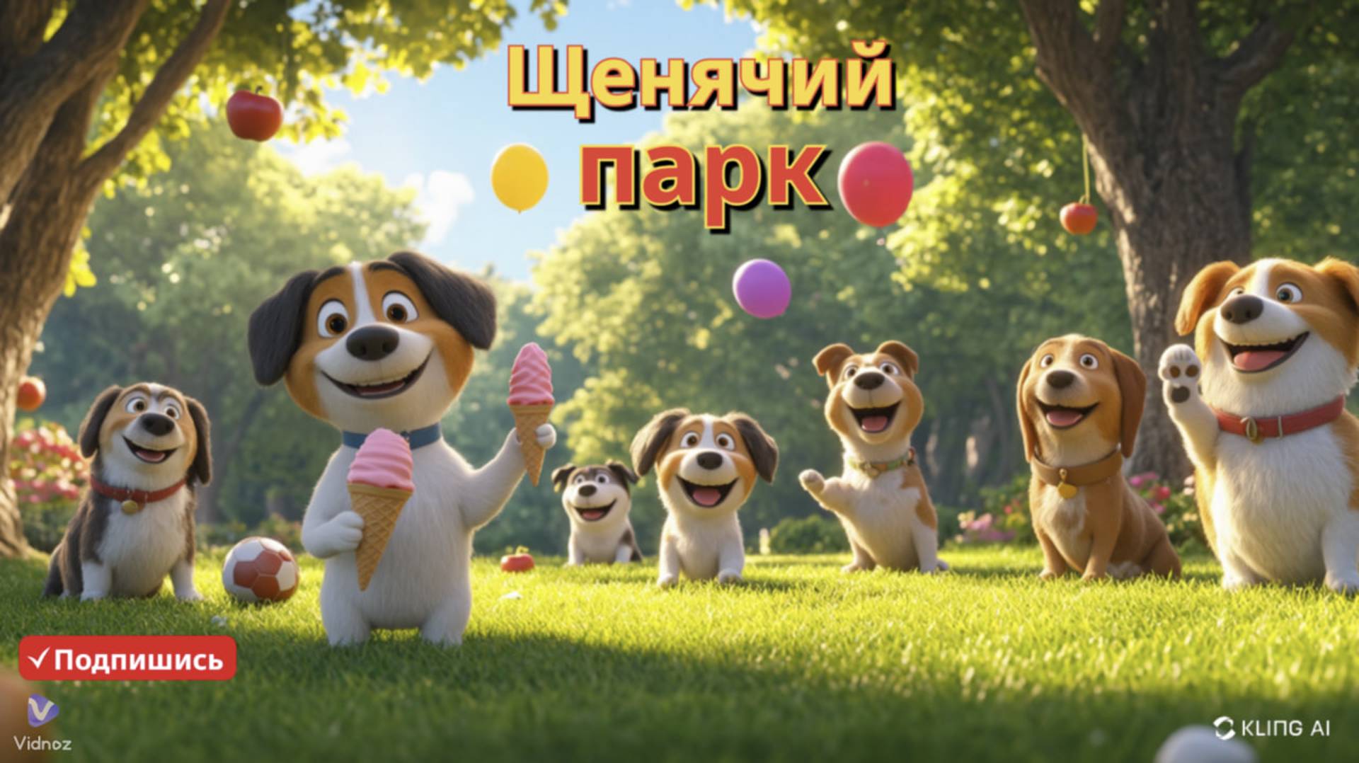 📚🐶 Учим английский алфавит вместе с Щенячьим Парком! 🐾🌳 смотреть онлайн