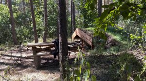 Землянка у ручья - дакотский костер и огниво. Горбуша с лимоном рецепт