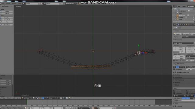 Blender 2.79b. Моделювання обертання сплайна. Створення пот? смотреть онлайн