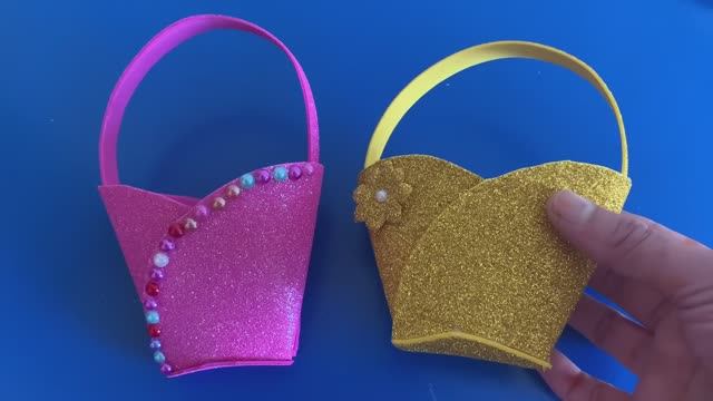 Подарочная корзина! Упаковать подарок! Поделки своими руками! смотреть онлайн