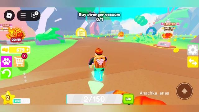 Я витратив $10000 в Roblox Vacuum Simulator смотреть онлайн