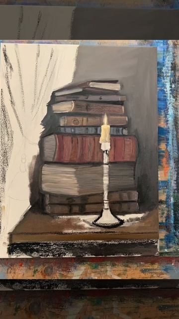 Натюрморт маслом / oil painting смотреть онлайн