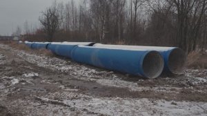 Прокладка чугунных труб 900мм методом ГНБ