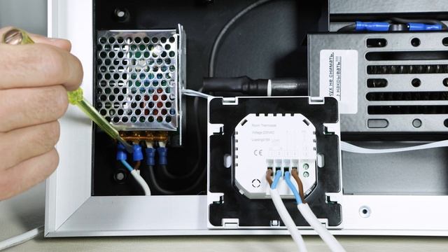 Подключение термостата W-THERM-1 к конвектору VITRON серии В? смотреть онлайн