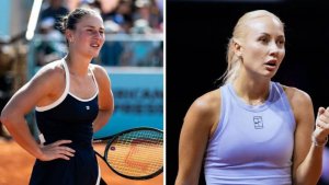 29.04.2025. Марта Костюк - Анастасия Потапова. WTA Madrid. Marta Kostyuk - Anastasia Potapova