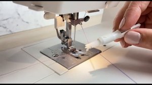 Janome Нитевдеватель. Как пользоваться