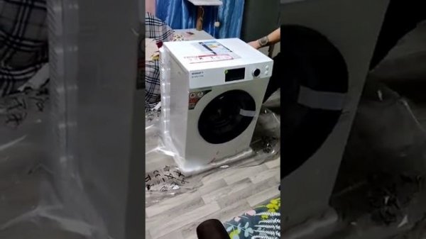 распаковка стиральной машинки Kraft
