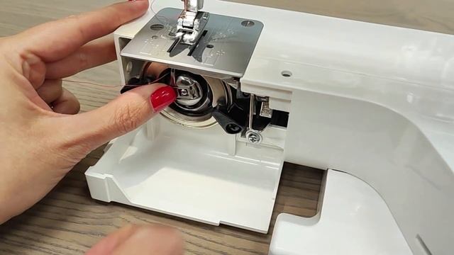 Janome SP903  Заправка нижней нити