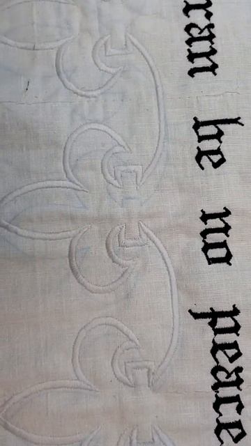 Вышивка РЫЦАРИ. готический шрифт.