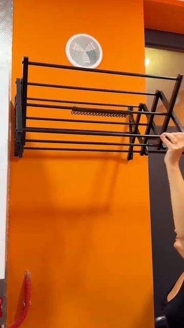 Как компактно разместить сушилку #хранение #интерьер # смотреть онлайн