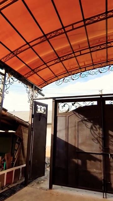 Ош арка навес поликарбонат, сваршиктер заказ 0778029202 смотреть онлайн