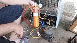 Заправка холодильника фрионом R600 a