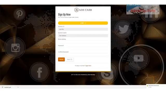 ADS CASH ПРИ РЕГИСТРАЦИИ 100 МОНЕТ В ПОДАРОК