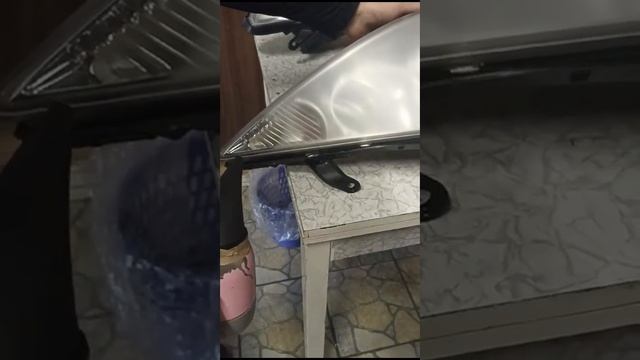 Восстановление фар парогенератором с какой то химией. смотреть онлайн