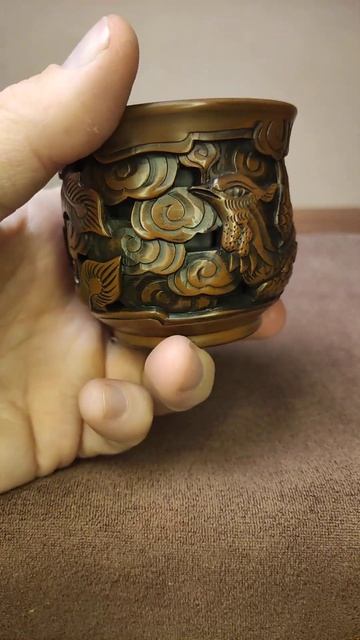 Великолепный Цзяншуйский Феникс с глубокой резьбой. Ц