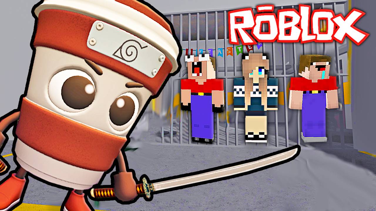 2 НУБА И ДЕВУШКА ПРО ПОПАЛИ В ТЮРЬМУ КАПУЧИНО АССАСИНО БАРРИ В РОБЛОКС ! ПОБЕГ ИЗ ТЮРЬМЫ ROBLOX смотреть онлайн