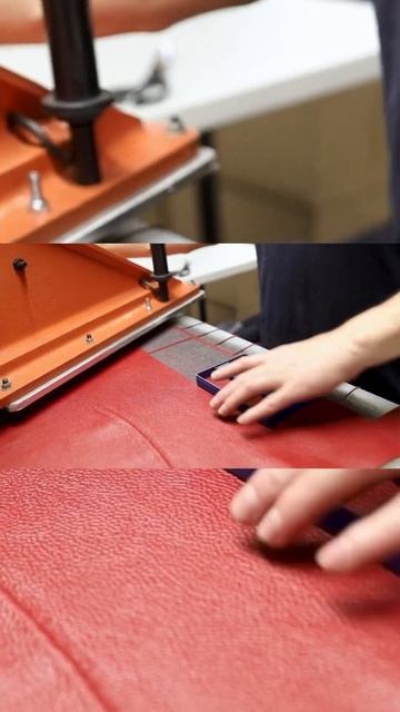 Резка заготовок под прессом - Швейное производство Kozhe