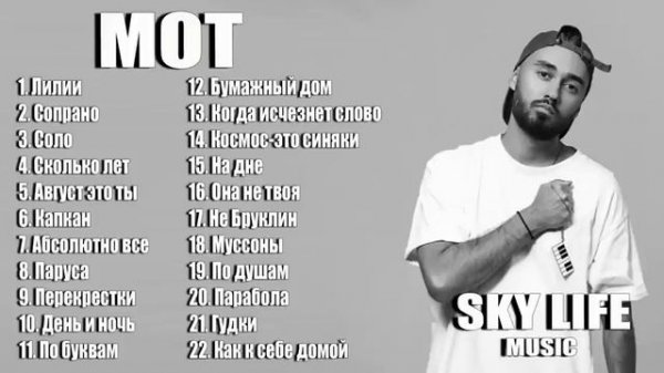 Подборка музыки МОТ | все песни Мота . Лучшие песни 2024 -