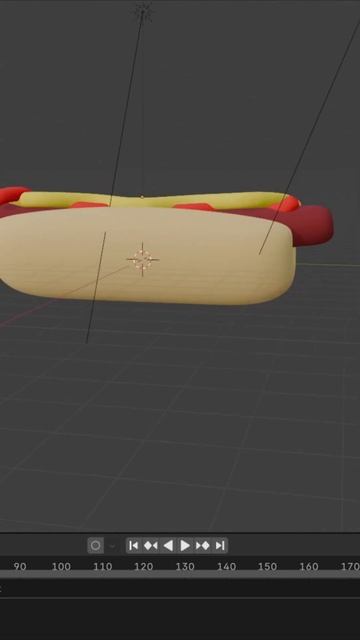 Моя модель Хот-Дога в Blender смотреть онлайн