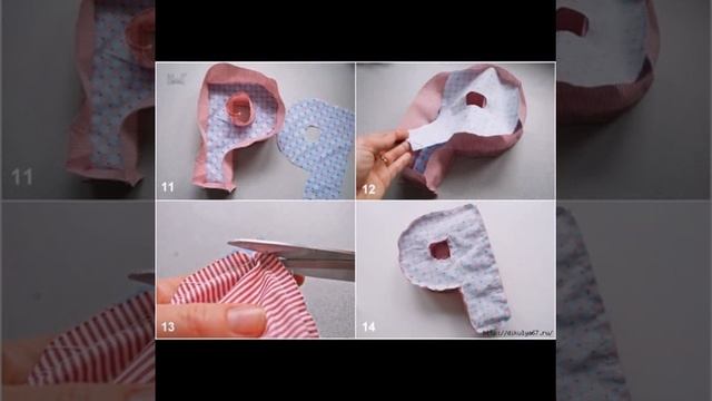 Как сделать текстильные буквы How to make textile letters смотреть онлайн