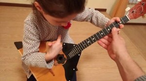 Балалайка. В студии Вероника Кубалова. (А как звучит!)😁😁😁