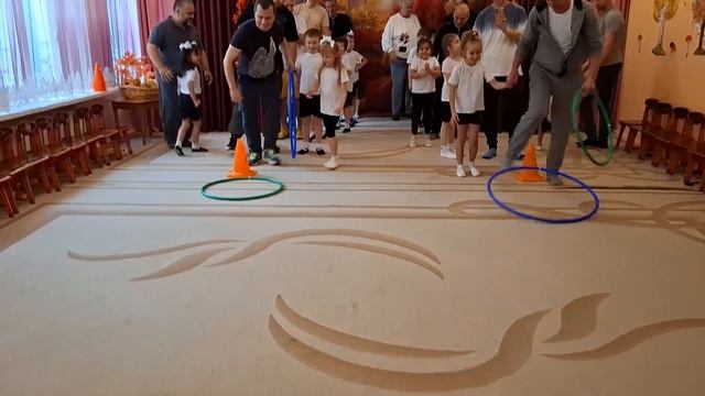 Физкультурное развлечение на день папы! 6 группа НЕЗАБ смотреть онлайн