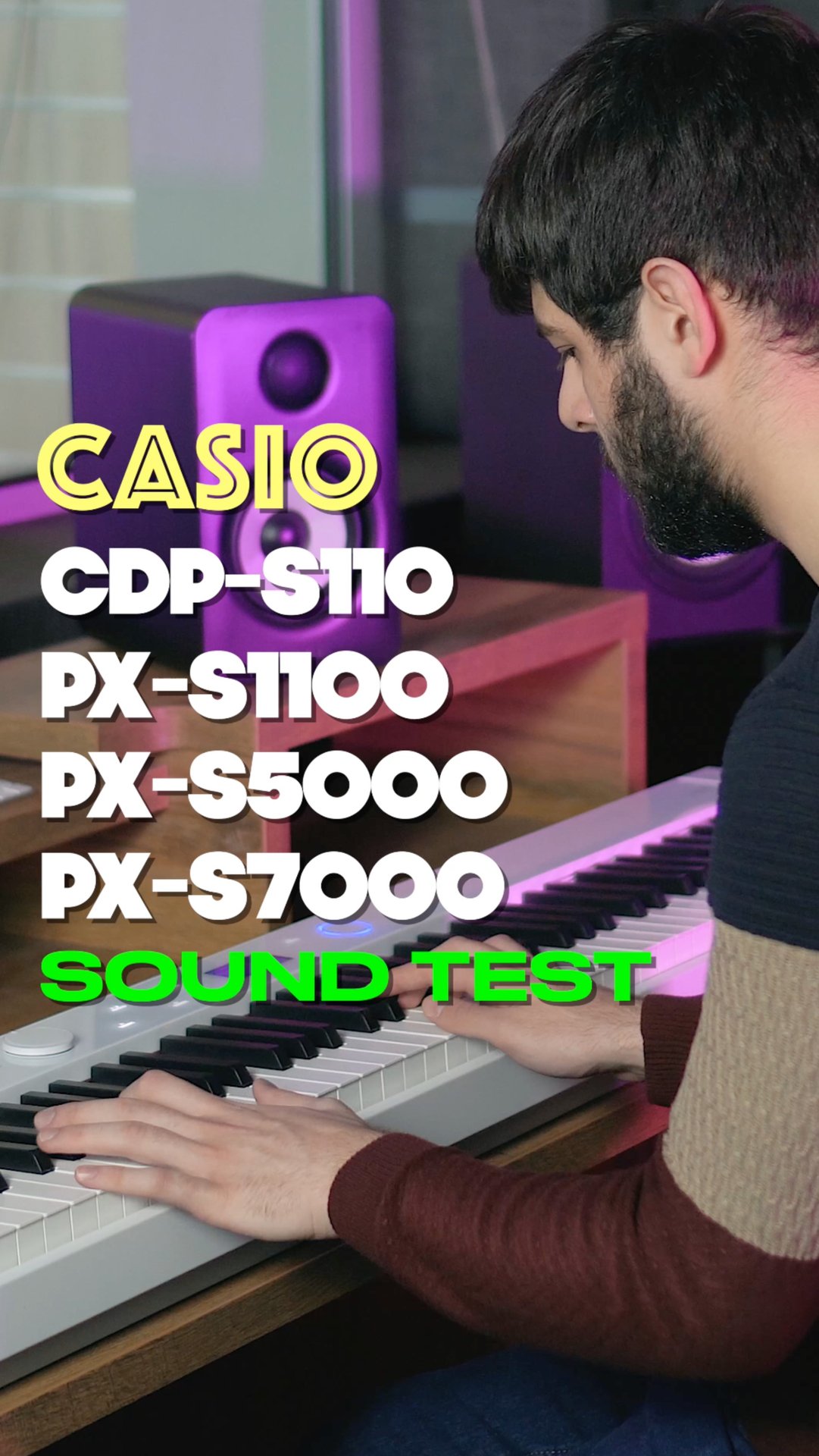 🎹 От бюджетного до самого дорогого! Сравнение Casio CDP-s110, Px-s1100, Px-s5000, Px-s7000 #casio смотреть онлайн