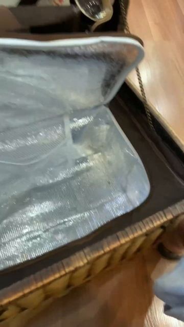 Сумка холодильник плетеная для пикника посуда на 4 пер смотреть онлайн