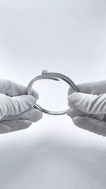 Браслет гвоздь двойной с бриллиантами #браслет #карть смотреть онлайн