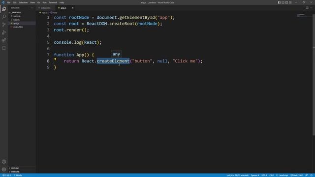 015. Creating React Elements смотреть онлайн