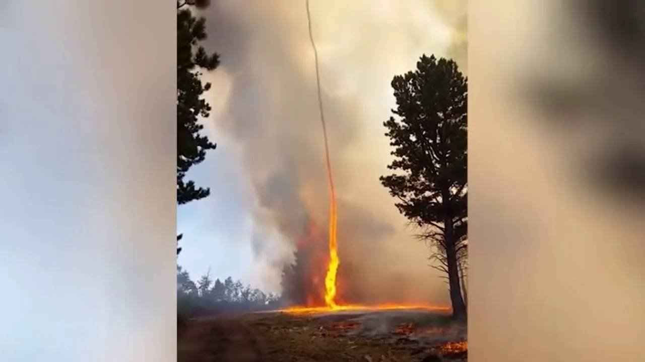 Смерч-Вихри, Огненные Вихри, Песчаные Вихри, заснятые на камеру! смотреть онлайн