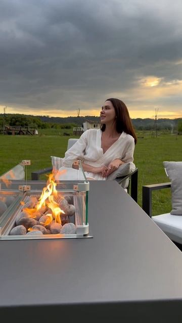 Столы-камины ALUTENZA 🔥 #aesthetic #terracegarden #short смотреть онлайн