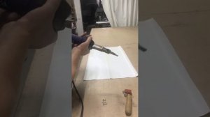 Как работать феном для варки баннеров