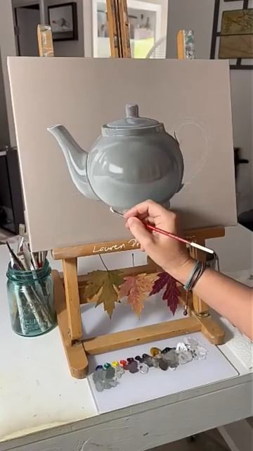 рисуэм чайник