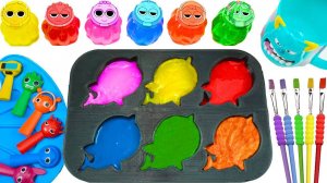 Мультики для детей и малышей. Мультик - Как сделать леденцы Детёныш акулы. Смотреть онлайн мультики