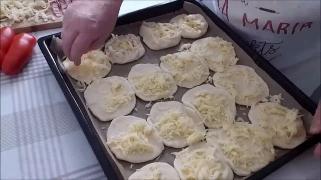 Булочка Пицца в дорогу!Тесто для холодильника на 4 дня смотреть онлайн