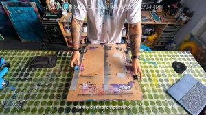 Рисование отбеливателем. Техника отбеливания. Роспис?