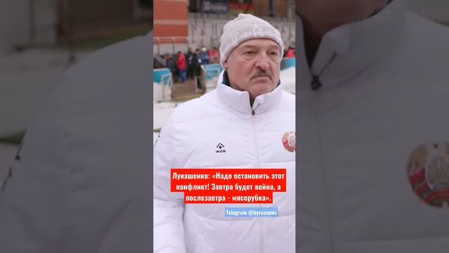 Лукашенко: «Надо остановить этот конфликт!Завтра буде смотреть онлайн