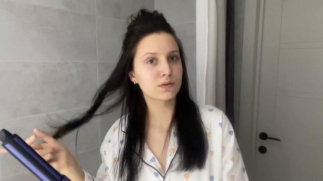 моя укладка//стайлер Tuvio 🌪️✨