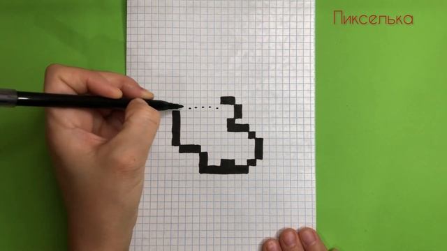 Как Рисовать Капибару по клеточкам ❤️ Рисунки по кле?