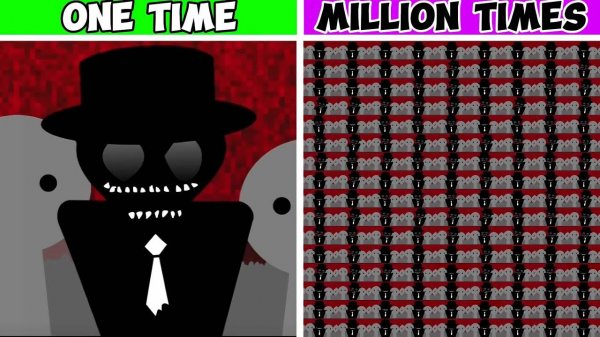 INCREDIBOX SPRUNKI 😎 | RETAKE НО ЗВУК SPRUNKI BLACKS МИЛЛИОН РАЗ!!! 😱 | ОБЫЧНЫЙ VS СТРАШНЫЙ 💀