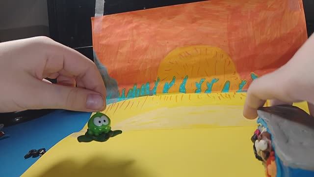 Вольное пластилиновое. Интропретация эпизода из популярной компьютерной игры капхед смотреть онлайн