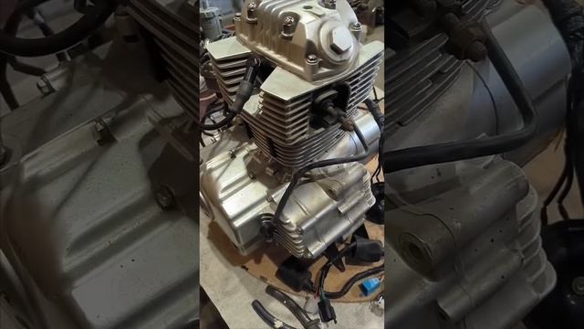 Первый запуск нового мотора! Подключаем проводку, под? смотреть онлайн