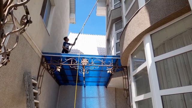 Мойка окон в труднодоступных местах смотреть онлайн