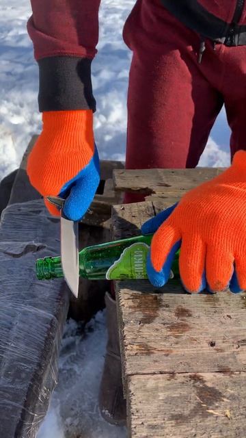 Финка НКВД режет стекло ? #shorts #нож смотреть онлайн