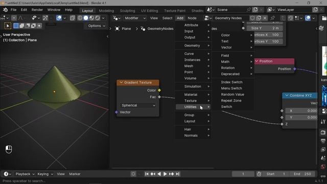 10. Blender. Map Range Node | Correct Face Attributes | Диапазон (Материалы) смотреть онлайн