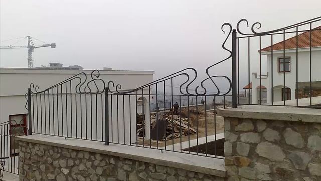 Кованные заборы - изготовление в Крыму смотреть онлайн